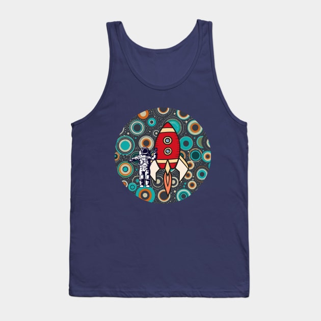 Rocket Man Tank Top by Junomoon23